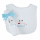 personalized bib and burp cloth set - puppy