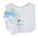 personalized bib and burp cloth set - sports