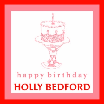 personalized birthday cake gift stickers