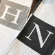 Personalized Blanket with Colorblock Initials