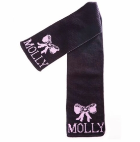 personalized bow scarf