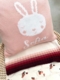 personalized bunny baby pillow