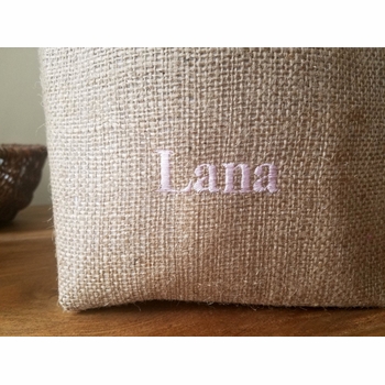 Personalized Bunny Easter Basket with Bunny Ears