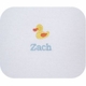 personalized burp cloth set - duck