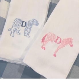 personalized burp cloths and bibs