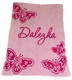 personalized butterfly blanket