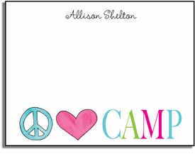 personalized camp stationery