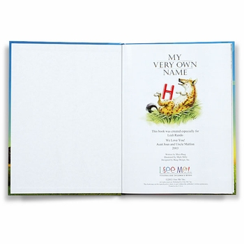 personalized child's book - my very own name