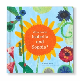 personalized child's book - who loves me (twins)