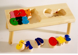 personalized childrens stools and puzzles