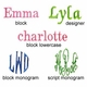 personalized chloe bib