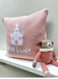 personalized christening baby pillow
