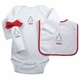 personalized christmas layette set