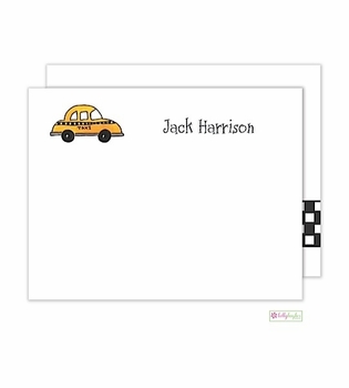 personalized - city cab flat notes