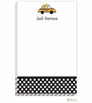 personalized - city cab notepad