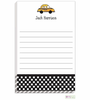 personalized - city cab notepad