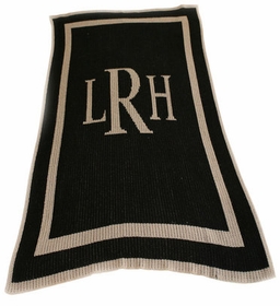 Personalized Classic Monogram Blanket