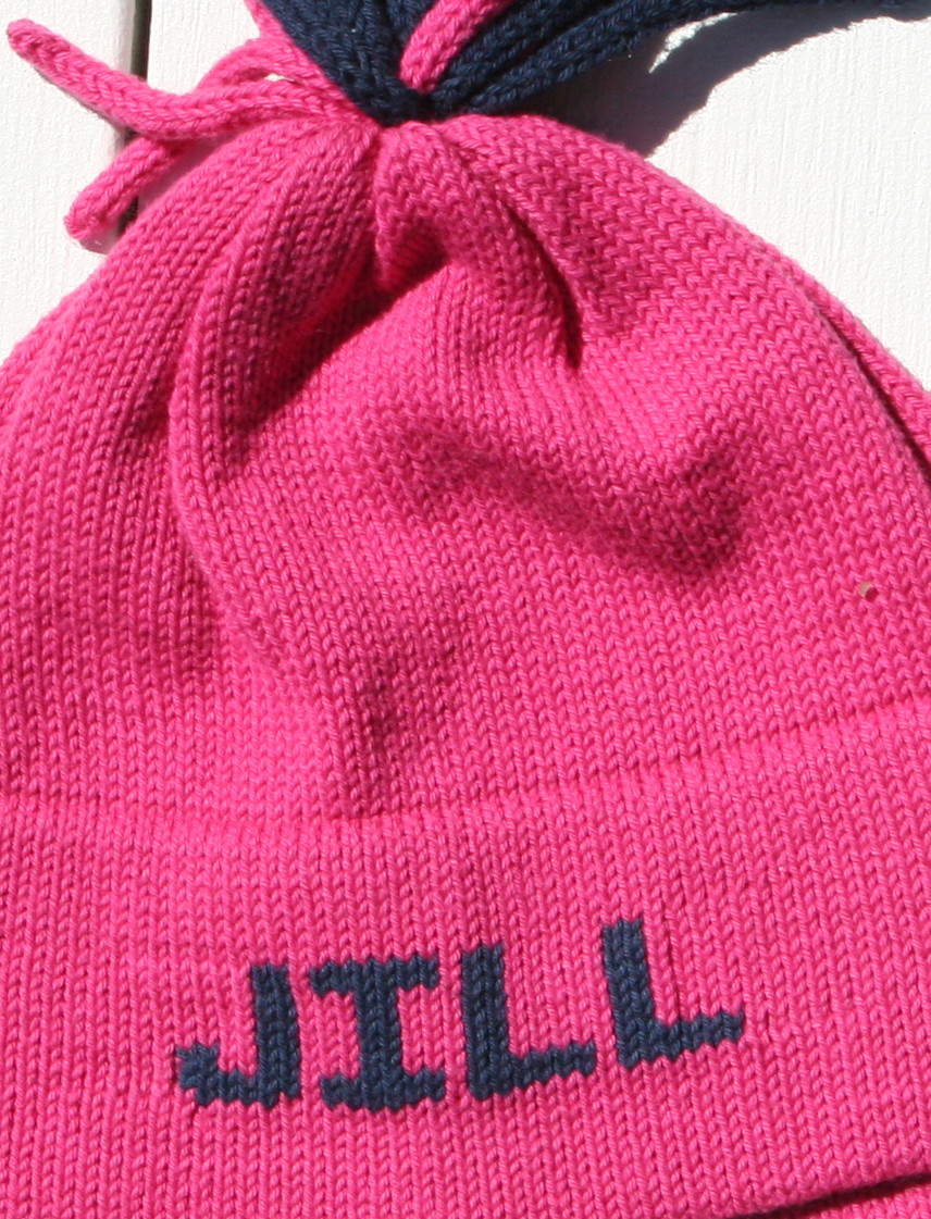 personalized cotton ear flap hat (solid)