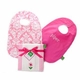 personalized crescent beach trio bib gift set
