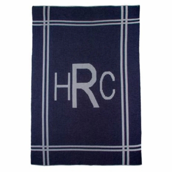 Personalized Cross Border Monogram Blanket
