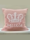 personalized crown baby pillow