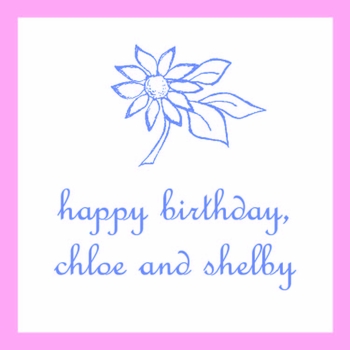 personalized daisy children's gift stickers