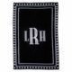 Personalized Debonair Monogram Blanket
