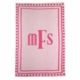 Personalized Debonair Monogram Blanket