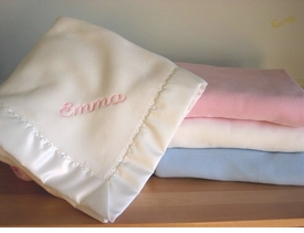 Personalized Deluxe Crib Blanket