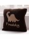 personalized dinosaur baby pillow