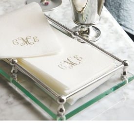 Personalized Disposable Linen-Like Guest Towels