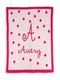 personalized dot custom crib blanket - initials/name
