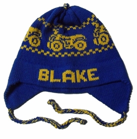 personalized earflap hat - atvs