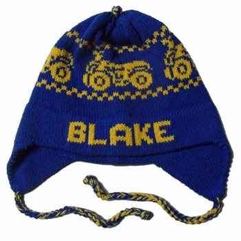 personalized earflap hat - atvs