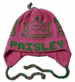 personalized earflap hat - crown