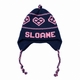 personalized earflap hat - hearts