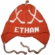 personalized earflap hat - hockey