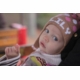 personalized earflap hat - polka dots