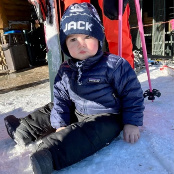 personalized earflap hat - sailboats