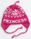 personalized earflap hat - snowflakes