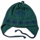 personalized earflap hat - snowflakes monogram