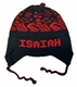 personalized earflap hat - snowmobiles