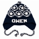 personalized earflap hat - soccer