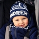 personalized earflap hat - trains