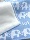 personalized elephant baby blanket