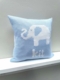 personalized elephant baby pillow