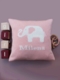 personalized elephant baby pillow