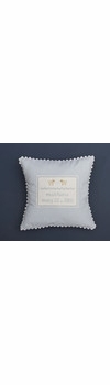personalized embroidered baby pillow - sheep