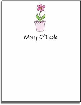 Personalized Everyday Notes - Blooming Pink
