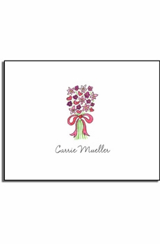 Personalized Everyday Notes - Bouquet in Pink